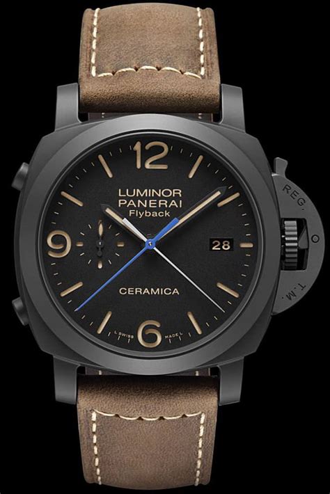 panerai flyback ceramica|panerai luminor chrono flyback.